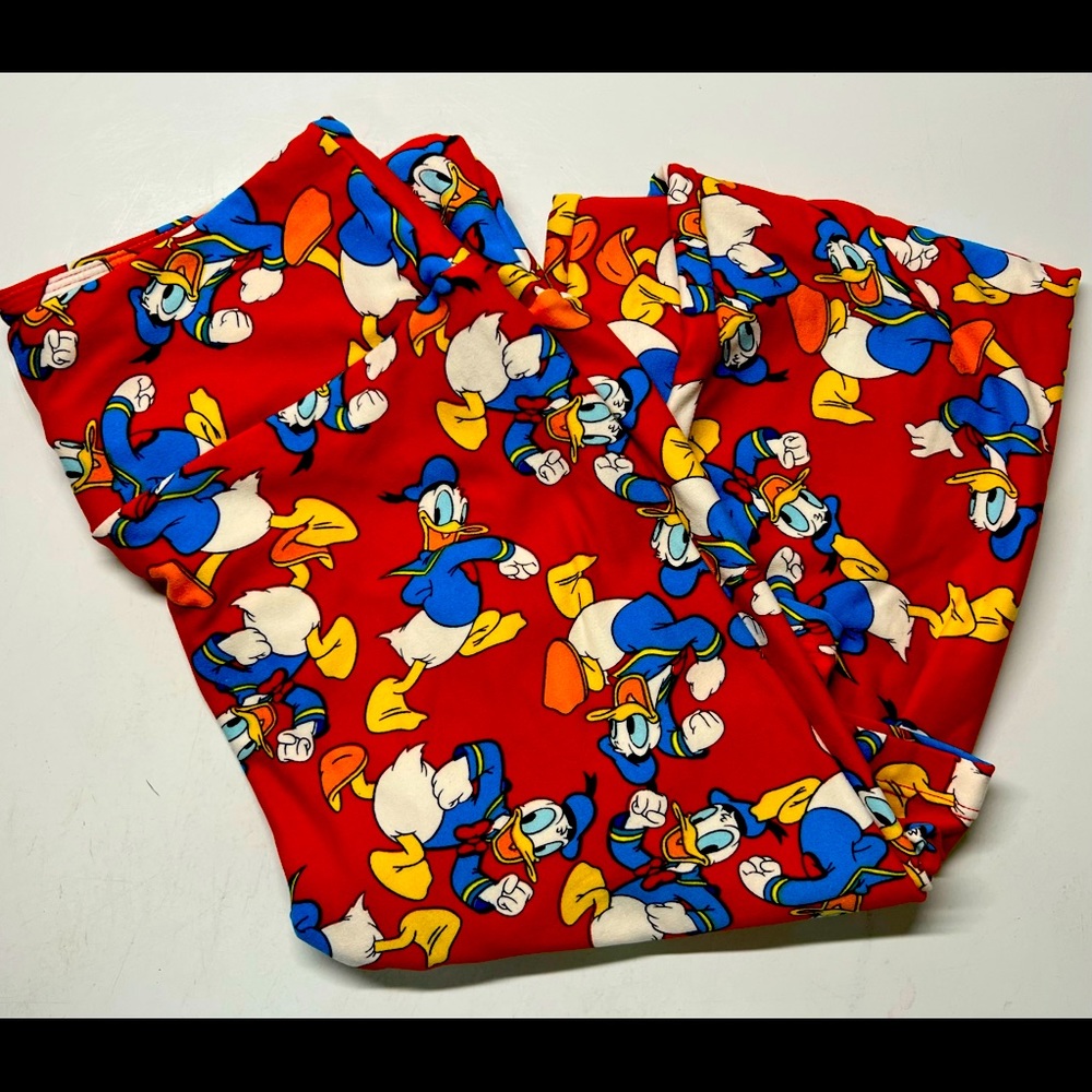 *Disney* Lularoe Donald Ducks Leggings